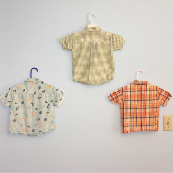 CLOSET CLOSING! 18-24 mth Summer button downs LOT - Picture 2 of 8